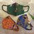 Cotton face masks, 'Traditional Batik' (set of 3) - Unisex Batik Cotton Face Masks from Java (Set of 3) (image 2b) thumbail