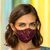 Rayon batik face masks, 'Autumn Skies' (set of 3) - Set of 3 Rayon Batik Reusable Face Masks (image 2) thumbail