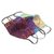 Rayon batik face masks, 'Autumn Skies' (set of 3) - Set of 3 Rayon Batik Reusable Face Masks (image 2e) thumbail