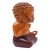 Wood statuette, 'Buddha in Brown' - Indonesian Hand Carved Suar Wood Buddha Statuette (image 2e) thumbail