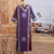 Batik rayon maxi dress, 'Vintage Batik' - Handmade Batik Rayon Maxi Dress from Bali (image 2c) thumbail