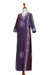 Batik rayon maxi dress, 'Vintage Batik' - Handmade Batik Rayon Maxi Dress from Bali (image 2d) thumbail