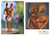 Wood sculpture, 'Lovers Dance' - Handmade Romantic Wood Sculpture thumbail
