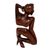 Wood statuette, 'Abstract Thinking' - Wood statuette (image 2d) thumbail