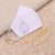 Gold-plated lanyard and cotton face mask, 'Golden Wings' - Gold-Plated Lanyard and Cotton Face Mask (image 2b) thumbail