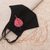 Rose gold-plated lanyard and cotton face mask, 'Mandala Mindset' - Hand Made Gold-Plated Lanyard and Cotton Face Mask (image 2b) thumbail
