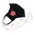 Rose gold-plated lanyard and cotton face mask, 'Mandala Mindset' - Hand Made Gold-Plated Lanyard and Cotton Face Mask (image 2e) thumbail