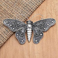 Featured review for Onyx brooch pin, Breathtaking Butterfly