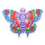 Hand-painted nylon kite, 'Mariposa' - Hand-Painted Nylon Butterfly Kite (image 2a) thumbail