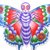 Hand-painted nylon kite, 'Mariposa' - Hand-Painted Nylon Butterfly Kite (image 2b) thumbail