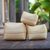 Decorative bamboo boxes, 'Balinese Keben' (set of 3) - Decorative Bamboo Prayer Boxes (Set of 3) thumbail