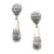 Sterling silver dangle earrings, 'Friend of Mine' - Balinese Sterling Silver Dangle Earrings (image 2a) thumbail