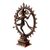 Bronze sculpture, 'Nataraja in Chakra' - Hand Crafted Bronze Sculpture with Antiqued Finish (image 2b) thumbail