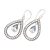 Blue topaz dangle earrings, 'Blue Pear' - Sterling Silver and Blue Topaz Dangle Earrings (image 2c) thumbail
