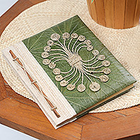 Natural fiber journal, 'Natural Future' - Abstract Natural Fiber Journal with 41 Rice Paper Pages