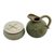Ceramic sugar bowl and creamer, 'Dragonfly Fancy' - Ceramic Sugar Bowl and Creamer Set (image 2c) thumbail