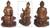 Wood statuette, 'Buddha on Coral' - Wood statuette thumbail