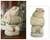 Sandstone statuette, 'Playing Kendang' - Handcrafted Garden Frog Sculpture thumbail