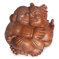 Wood statuette Bliss Indonesia
