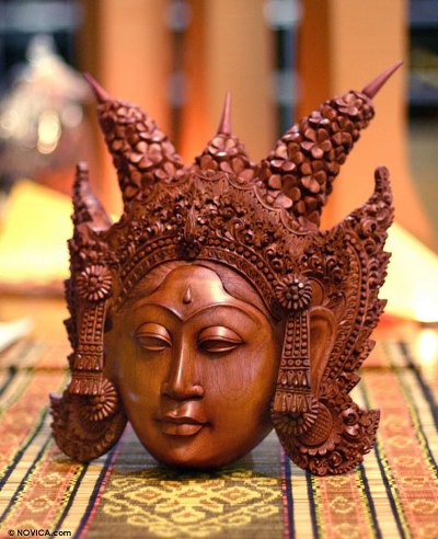 Mahogany mask