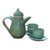 Ceramic tea set, 'Sweet Corn' (set for 2) - Ceramic tea set (Set for 2) (image 2a) thumbail