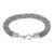 Sterling silver braided bracelet, 'Togetherness' - Handmade Sterling Silver Bracelet from Indonesia (image 2b) thumbail