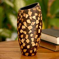 Coconut Shell Vases