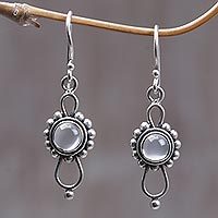 Moonstone earrings,
