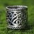 Sterling silver band ring, 'Floral Rapture' - Hand Made Sterling Silver Band Ring thumbail