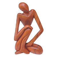 Wood statuette,