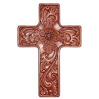 Mahogany cross,