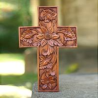 Mahogany cross,