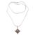 Garnet pendant necklace, 'Temple Window' - Garnet pendant necklace (image 2a) thumbail