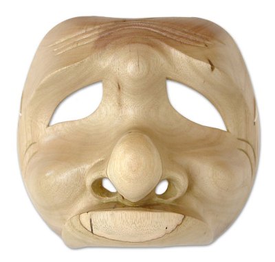 Artisan Crafted Wood Mask