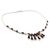 Garnet waterfall necklace, 'Queen of India' - Indian Sterling Silver and Garnet Necklace (image 2a) thumbail