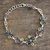 Amethyst and citrine pendant bracelet, 'Daisy Days' - Unique Floral Multigem Bracelet thumbail