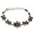 Amethyst and citrine pendant bracelet, 'Daisy Days' - Unique Floral Multigem Bracelet (image 2b) thumbail
