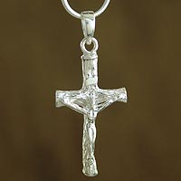 Sterling silver cross necklace Cross of Sacrifice India