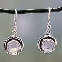 Moonstone dangle earrings Moon Over India India