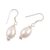 Pearl dangle earrings, 'Bliss' - Hand Crafted Bridal Jewelry Pearl Dangle Earrings (image 2c) thumbail