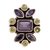 Iolite and peridot cocktail ring, 'Blue Forest' - Unique Sterling Silver and Iolite Ring (image 2c) thumbail