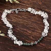 Quartz anklet,