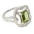 Peridot cocktail ring, 'Reverie' - Sterling Silver Single Stone Peridot Ring (image 2a) thumbail