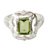 Peridot cocktail ring, 'Reverie' - Sterling Silver Single Stone Peridot Ring (image 2b) thumbail