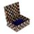 Soapstone jewelry box, 'Chess Master' - Soapstone Inlay Jewelry Box (image 2b) thumbail