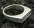 Amethyst cluster ring, 'Sparkling Lilac' - Modern Amethyst Ring (image 2a) thumbail