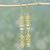 Gold vermeil citrine dangle earrings, 'Sunny Ribbons' - Gold Vermeil and Citrine Earrings from India Jewelry thumbail