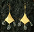 Gold vermeil quartz dangle earrings, 'Seduction' - Gold vermeil quartz dangle earrings (image 2a) thumbail