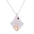 Citrine and garnet pendant necklace, 'Omen' - Citrine and garnet pendant necklace (image 2a) thumbail