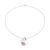 Citrine and garnet pendant necklace, 'Omen' - Citrine and garnet pendant necklace (image 2b) thumbail